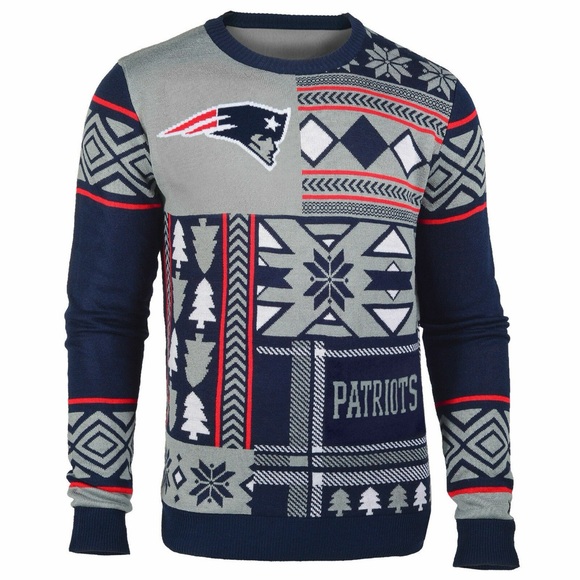 NFL Other - New England Patriots Ugly Christmas Crewneck Sweater with Chapstick Size Large
